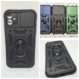 Противоударный чехол для Apple iPhone 11 Антишок Шторка кольцо 1525081392 фото