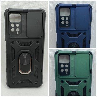 Противоударный чехол для Xiaomi Redmi Note 12 Pro 4G Антишок Шторка кольцо 2506159693 фото