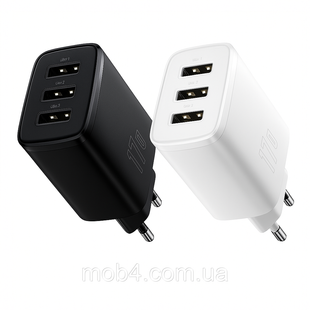 Сетевой зарядный блок Baseus 3USB 17W (3.4A) 2847703890 фото