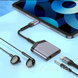 Перехідник адаптер Hoco LS39 Type-C &rarr; Type-C + 3.5 mm (DAC, OTG, 27 Вт) 2828053163 фото 6