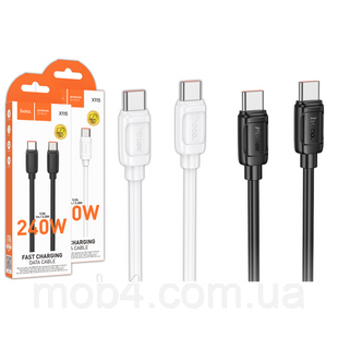 Ультрамощный кабель Hoco X115 Type-C 240W (1м) быстрая зарядка 2834975076 фото
