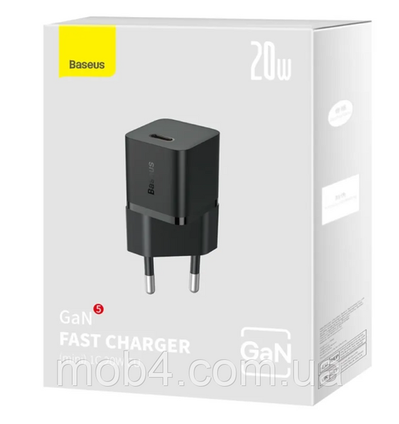 Сетевой адаптер Baseus GaN5 Fast Charger 20W USB-C 2849012523 фото