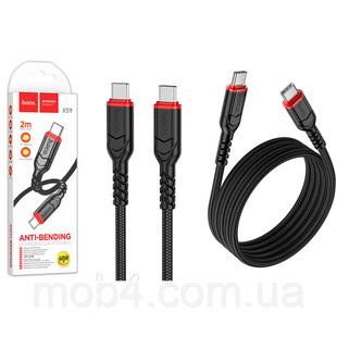 Кабель для зарядки HOCO X59 Type-C 3A, 2м 2834993639 фото