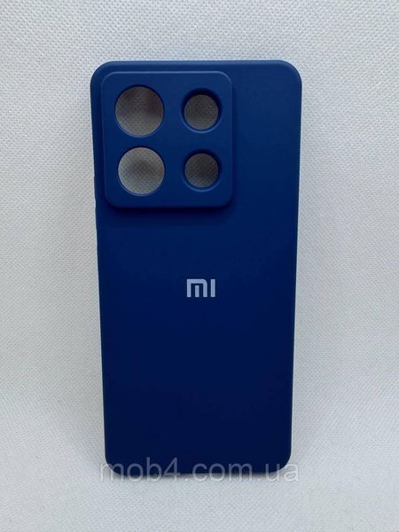 Брендовый чехол накладка Silicone Cover Full Protective для Xiaomi Poco X6 5G 2124883498 фото