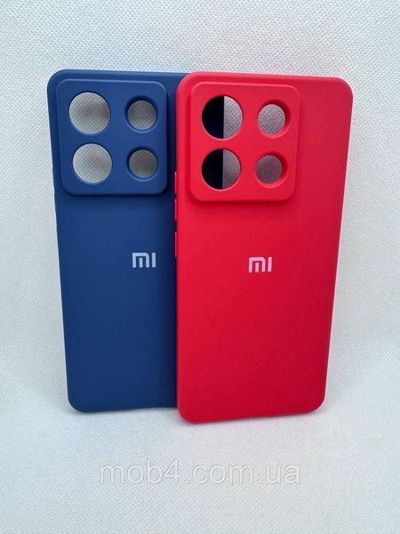 Брендовый чехол накладка Silicone Cover Full Protective для Xiaomi Poco X6 5G 2124883498 фото