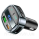 FM Модулятор HOCO E70 автомобильный трансмиттер Bluetooth 5.0 быстрая зарядка PD 30W + QC 3.0 с микрофоном Черный 3150873235 фото 2