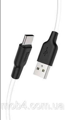 Силиконовый USB кабель Hoco X21 Plus Silicone Type-C, быстрая зарядка 3A, 1м 2835036456 фото