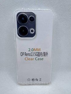 Прозорий силіконовий чохол 2 мм для Oppo Reno 13 5G 2562702206 фото