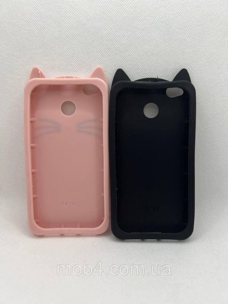 Резиновый 3D чехол для Xiaomi Redmi 4X Кот Усы 1552079397 фото