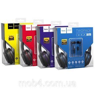 Навушники HiFi HOCO W24 2 в 1 (дротові + Bluetooth, гарнітура з мікрофоном, складані) 2727996528 фото