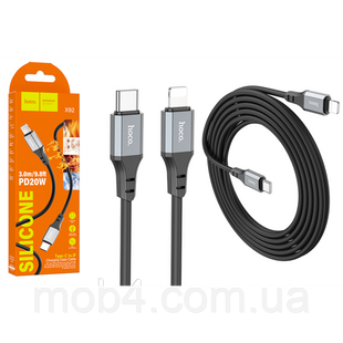 Сіліконовий кабель Lightning Hoco X92 Silicone 3м &mdash; швидка зарядка PD 20W 2835088562 фото