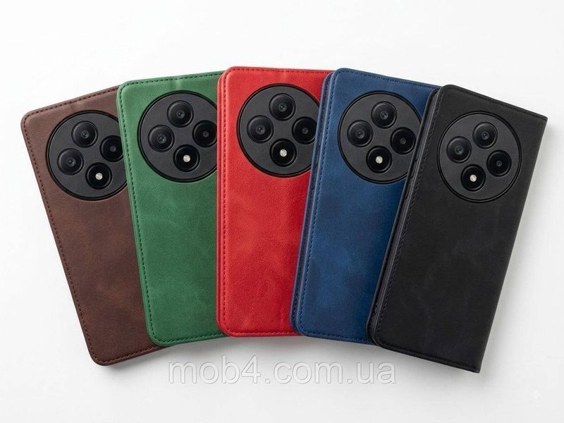 Книжка Leather Premium для Xiaomi Redmi A4 с защитой камеры 3162490692 фото