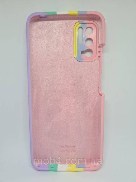 Чехол накладка Silicone Case Радуга для Xiaomi Poco M3 Pro 1488618537 фото