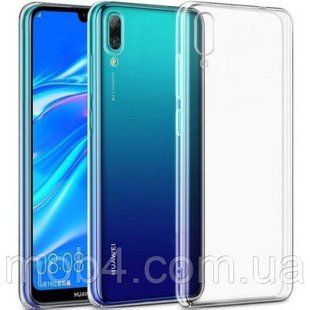 Силиконовый ультратонкий прозрачный чехол для Huawei Y7 2019 (без выреза под сканер отпечатка пальца) 1453895815 фото