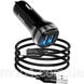 Автозарядка Hoco Z40 2 порти USB 2.4A + комплект кабель lightning 2836494701 фото 7