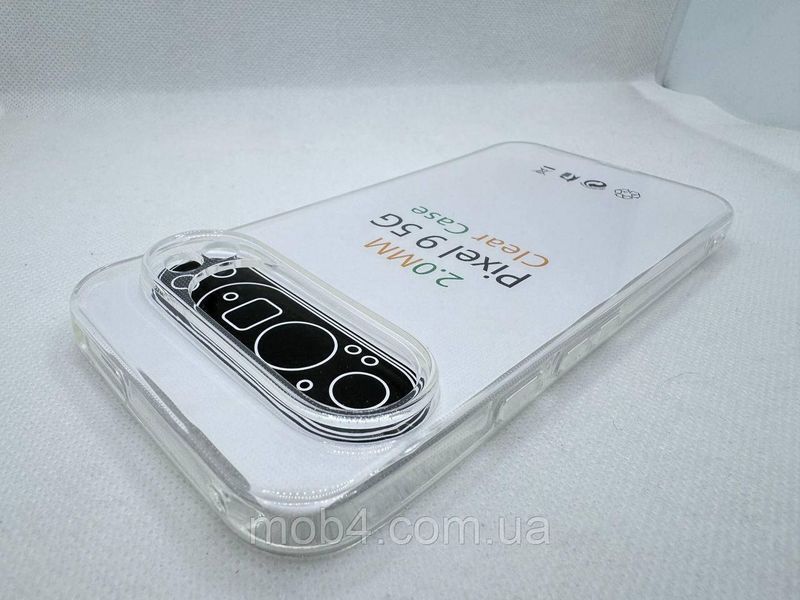 Прозорий силіконовий чохол 2 мм. для Google Pixel 9 2223895074 фото