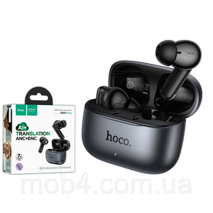 Бездротові навушники вакуумні HOCO EQ27 Fun TWS Bluetooth 5.4 стерео гарнітура з активним шумозаглушенням ANC+ENC та AI перекладач 3151496536 фото