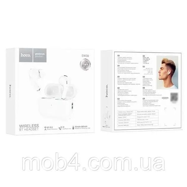 Беспроводные Bluetooth наушники HOCO EW56 с микрофоном Белый 2730684281 фото