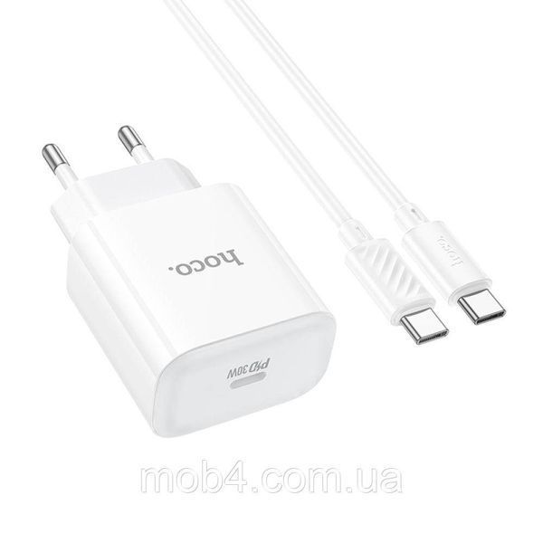 Мережевий зарядний пристрій Hoco C76A Pro 30W (Type-C, PD/QC/PPS) 2824823643 фото