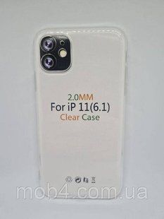 Прозрачный силиконовый чехол 2 мм. для Apple iPhone 11 1478703606 фото