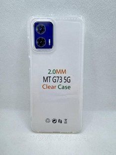 Прозрачный силиконовый чехол 2 мм. для Motorola G73 2223923367 фото