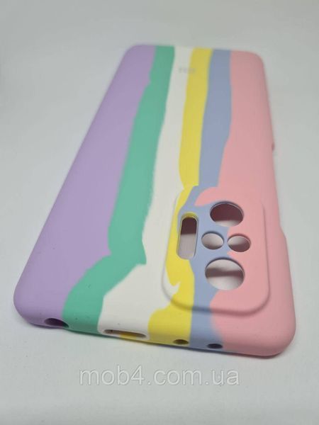 Чехол накладка Silicone Case Радуга для Xiaomi Redmi Note 10 Pro 1489009992 фото