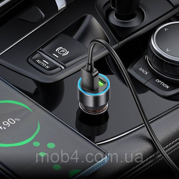 Зарядное устройство в авто Hoco NZ12 36W (2xUSB) + кабель Type-C 2836635254 фото