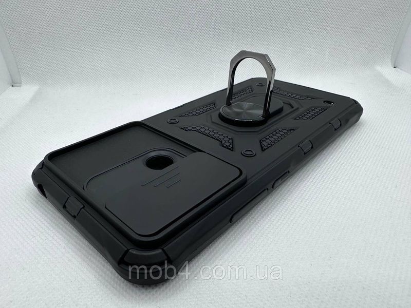 Протиударний чохол для Xiaomi Poco C40 Антишок Шторка кільце 1863350069 фото