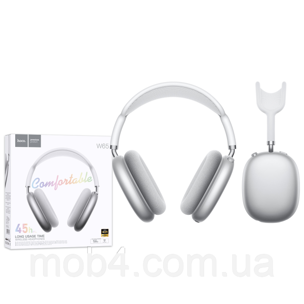 Бездротові навушники повнорозмірні HOCO W65 Happy Bluetooth 5.4 стерео гарнітура з мікрофоном та автономністю до 45 годин 3151566534 фото