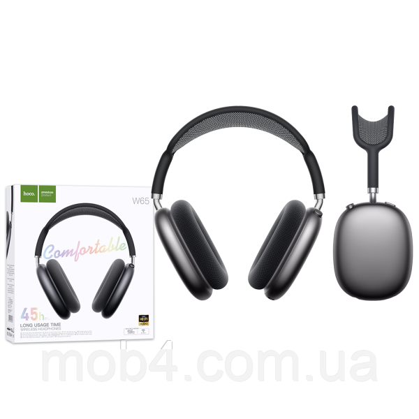 Бездротові навушники повнорозмірні HOCO W65 Happy Bluetooth 5.4 стерео гарнітура з мікрофоном та автономністю до 45 годин 3151566534 фото