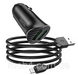 Швидка автозарядка Hoco Z39 (2 USB, 18W, QC/FCP/AFC) + кабель 1м lightning 2836669042 фото 2
