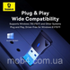Bluetooth адаптер Baseus BA04+ USB 5.4, до 20 м, для ПК та ноутбука 2880973293 фото 5