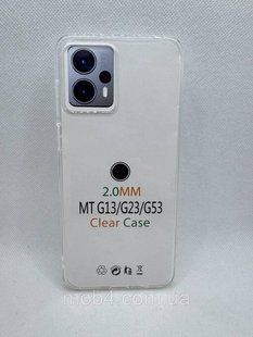 Прозорий силіконовий чохол 2 мм. для Motorola Moto G53 2124992052 фото