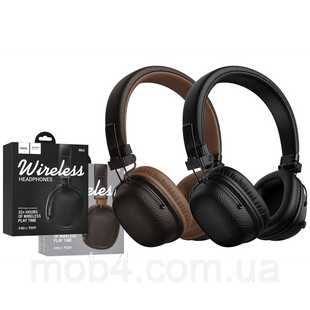 Бездротові навушники повнорозмірні HOCO W64 Earl Ⅱ Bluetooth 5.4 стерео гарнітура з мікрофоном та автономністю до 32 годин 3151587672 фото