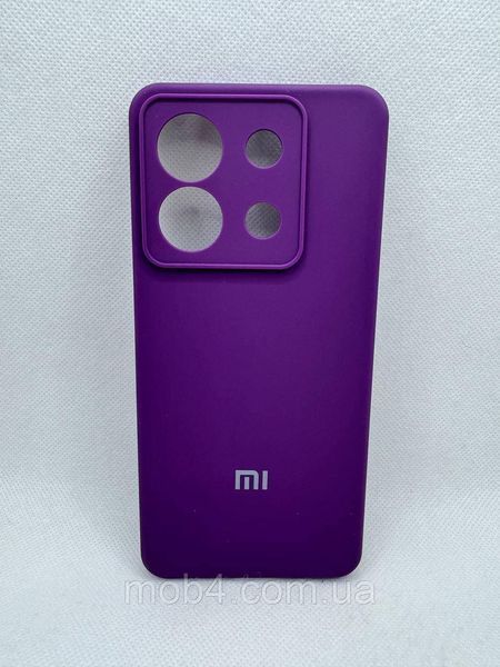 Брендовый чехол накладка Silicone Cover Full Camera Protective для Xiaomi Poco X6 5G 2312839554 фото