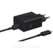 Зарядное устройство Samsung 35W PD Power Adapter Duo сетевая быстрая зарядка для телефона два порта Type-C USB-A Черный 3152267646 фото 5