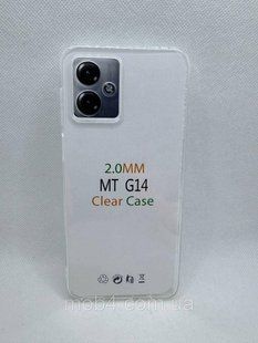 Прозорий силіконовий чохол 2 мм. для Motorola Moto G14 2125005244 фото
