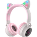 Детские беспроводные Bluetooth наушники HOCO W27 CAT EAR Wireless headphonс ушками Кошки, с подсветкой 2730797731 фото 5