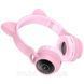 Детские беспроводные Bluetooth наушники HOCO W27 CAT EAR Wireless headphonс ушками Кошки, с подсветкой 2730797731 фото 3