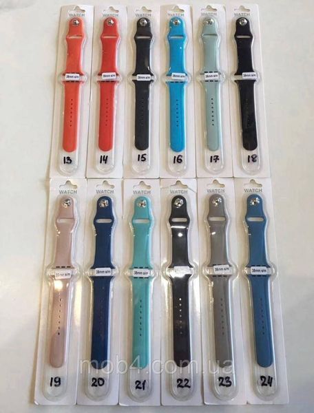 Ремінець Silicone Classic для Apple Watch (s-m, m-l) 40-42 mm 1569545155 фото