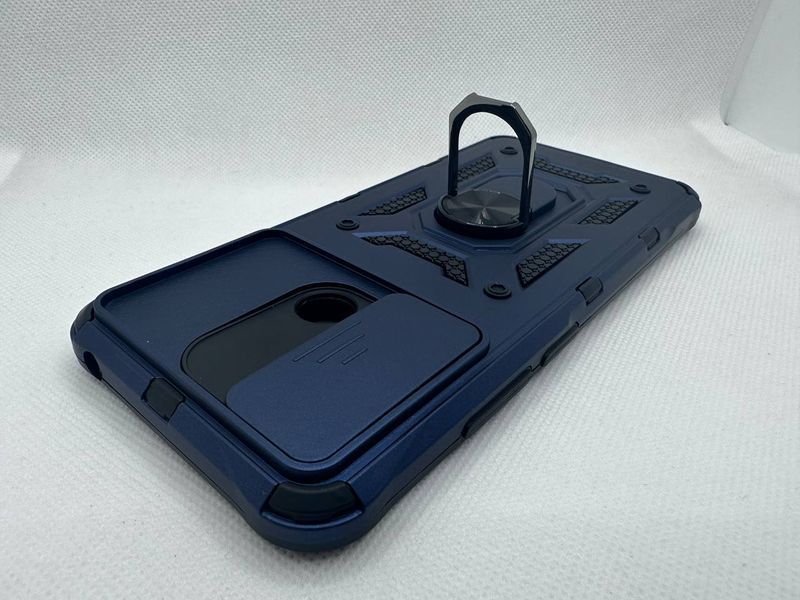 Протиударний чохол для Xiaomi Redmi 12C Антишок Шторка кільце 1864198545 фото