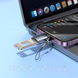 Переходник HOCO UA46 Victory iP male to USB female скоростной OTG адаптер для iPhone и iPad с LED индикатором Серый 3152283748 фото 8