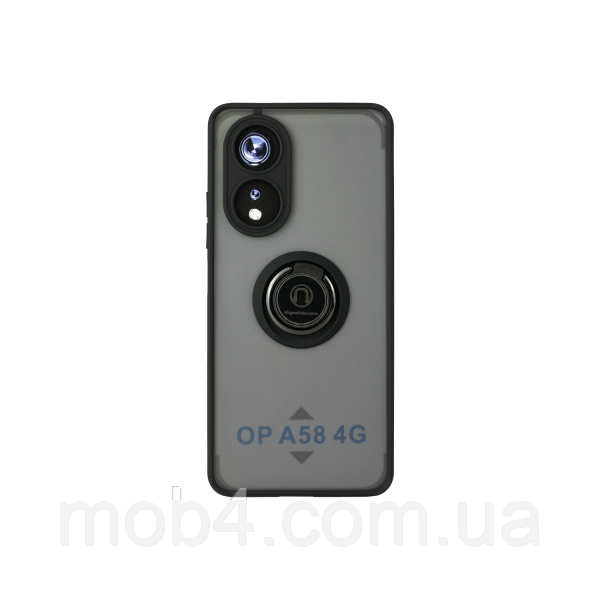 Протиударний чохол Спорт з кільцем під магнітний тримач OPPO A58 4G 3168049625 фото