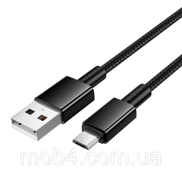 Кабель Hoco X119 Micro USB 1м 2.4A з нейлоновою опліткою 2832953127 фото