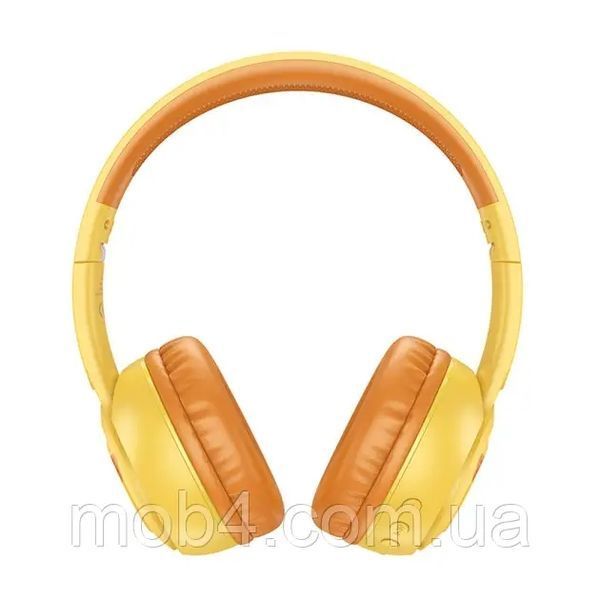 Детские беспроводные Bluetooth наушники Hoco W60 с микрофоном Желтый 2731034315 фото