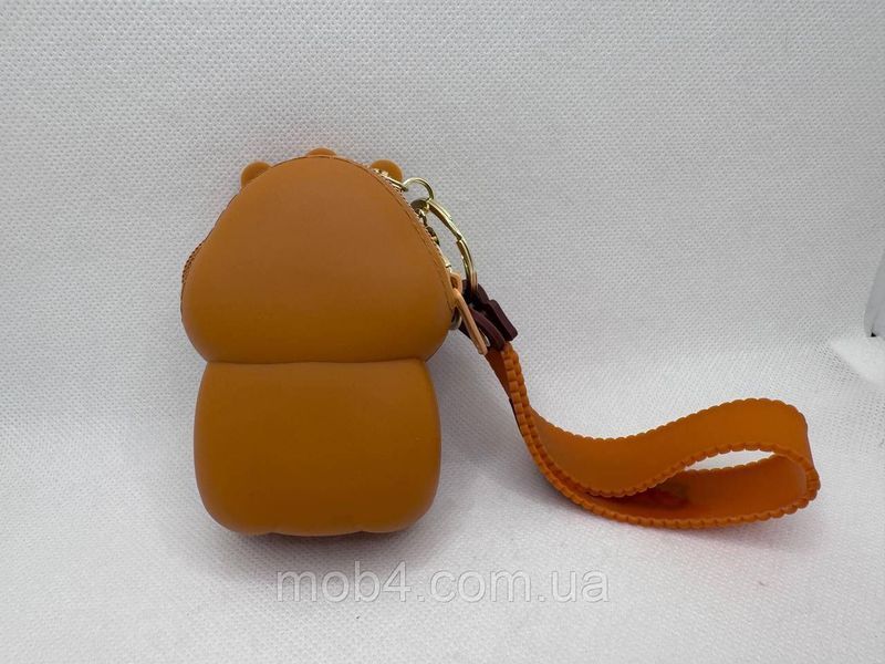 Брелок - чехол для наушников на змейке с карабином Капибара Capybara универсальный 2697965559 фото