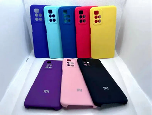 Брендовый Soft-touch чехол Silicone Cover для Xiaomi (Ксиомы) Redmi 10 1771898165 фото