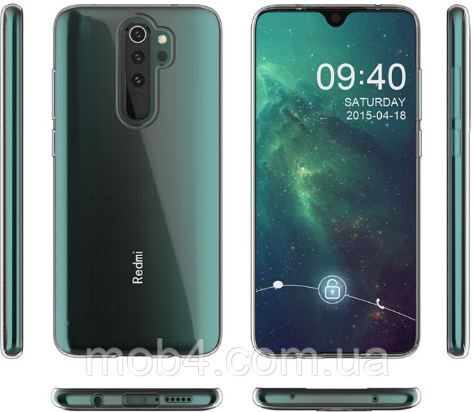 Прозрачный силиконовый чехол для Xiaomi (Ксиоми) Redmi Note 8 Pro 1074784798 фото