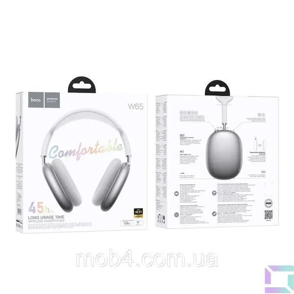 Беспроводные Bluetooth стерео-наушники Hoco W65 с AUX-подключением и зарядкой Type-C 2731084981 фото