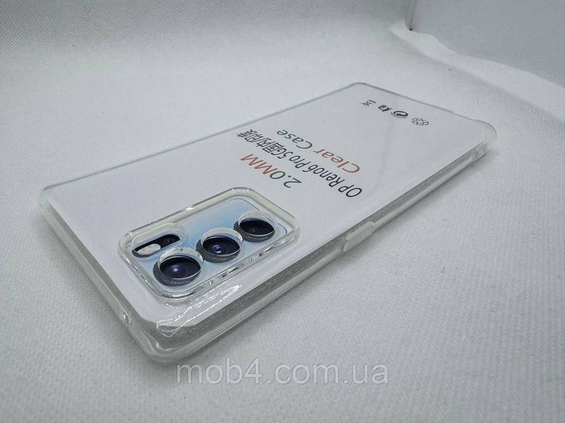 Прозорий силіконовий чохол 2 мм. для Oppo Reno 6 Pro 5G 2127351594 фото